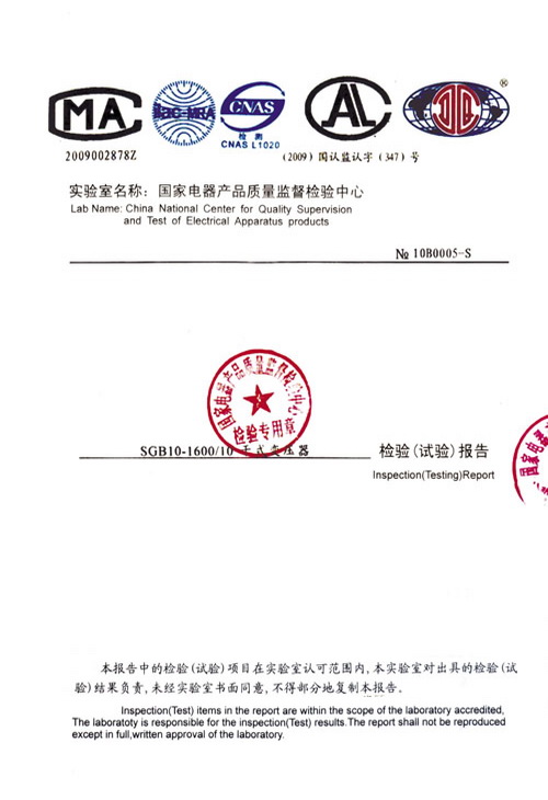 檢驗(yàn)報(bào)告