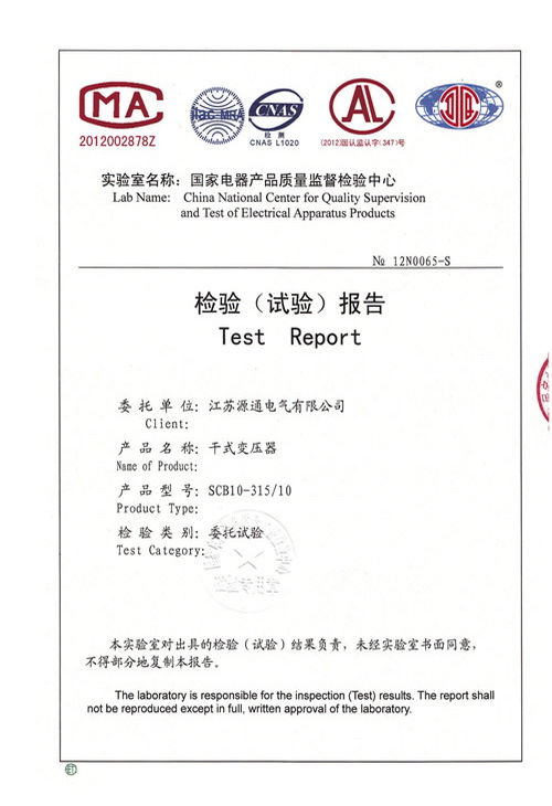 檢驗(yàn)報(bào)告
